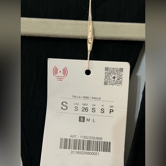 Nwt-Zara- Textured Flowy Dress- Small - Picture 7 of 8